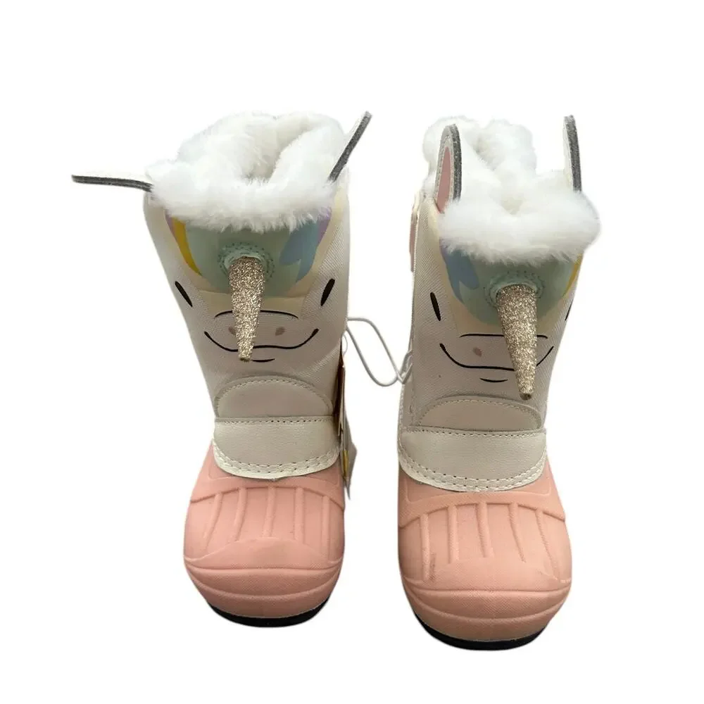 Toddler Frankie Winter Boots - Cat & Jack™ Cream 9T